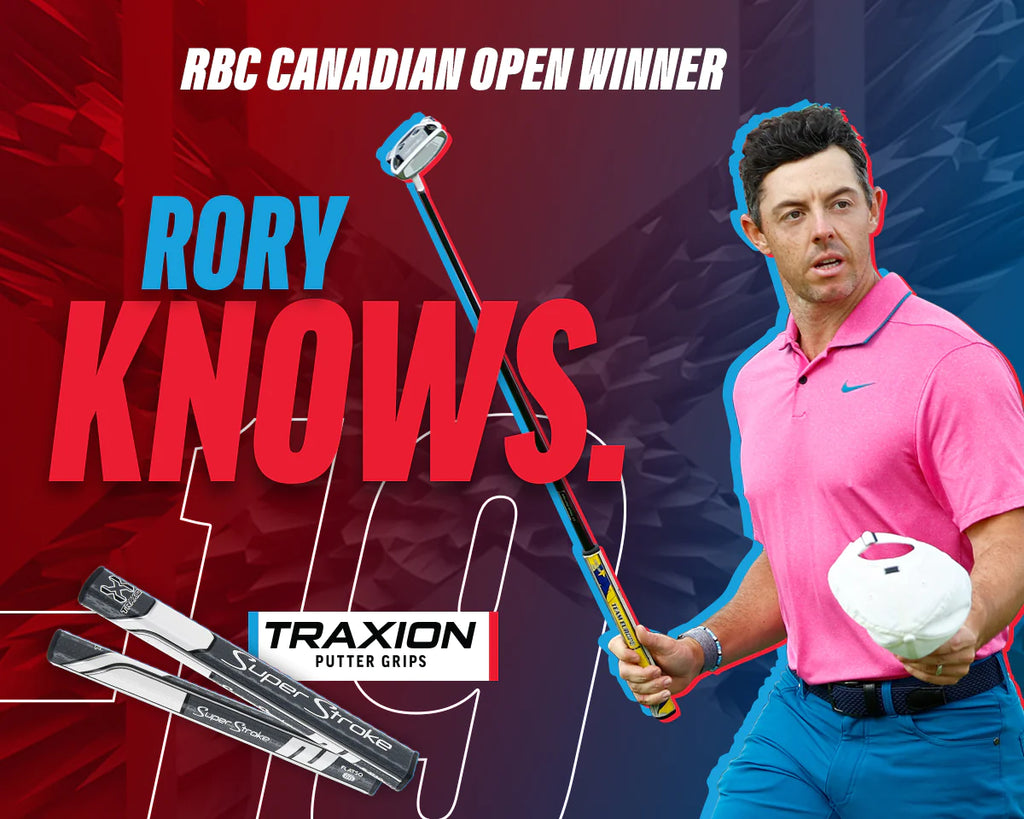 RORY MCILROY WINS RBC CANADIAN OPEN WITH SUPERSTROKE GRIP